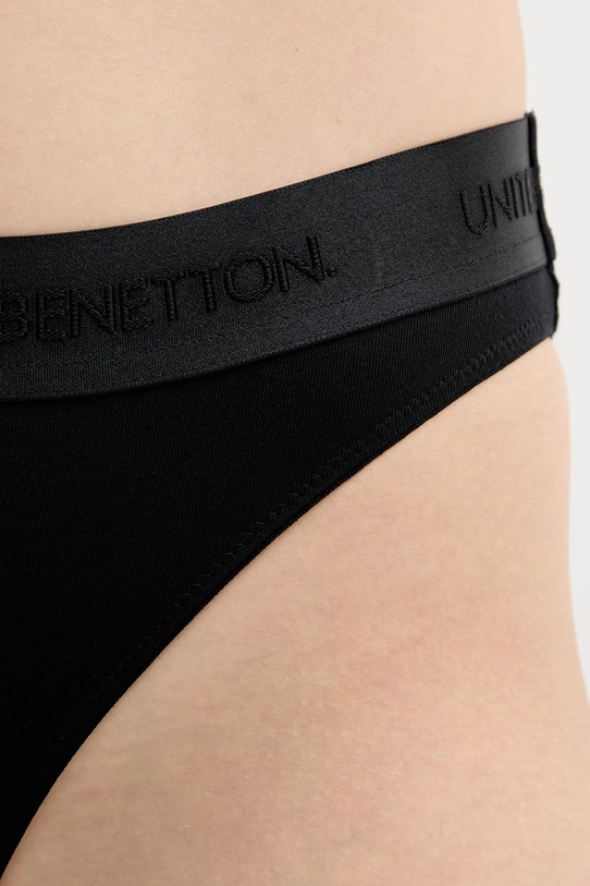 Odzież United Colors of Benetton figi 3OP81S01M czarny