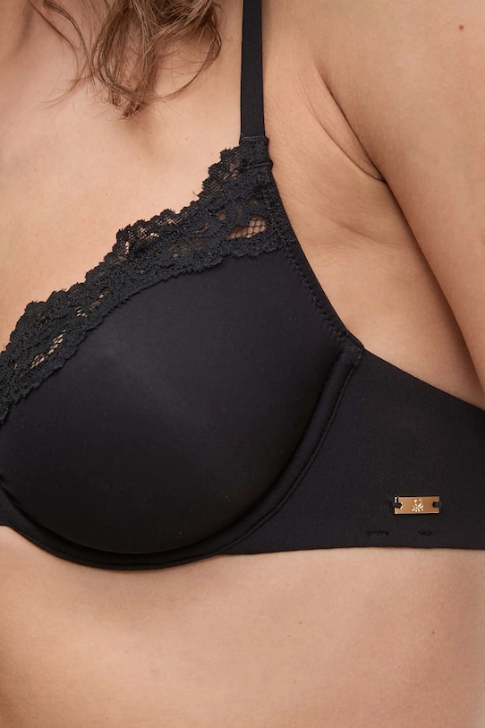 United Colors of Benetton biustonosz czarny 30GJ1R01X
