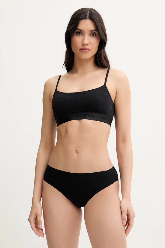 Ρούχα Σλιπ United Colors of Benetton 3OP81S02D μαύρο