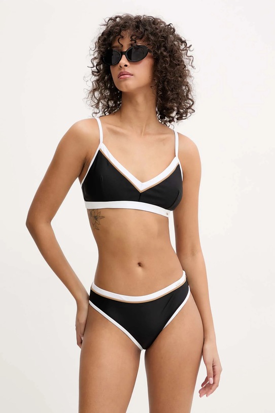 Горнище на бански BOSS 50540498 черен SS25