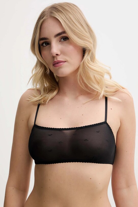 Samsoe Samsoe sutien SAMILA moale negru F25100143