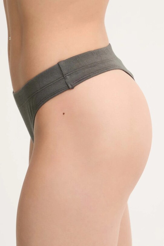 Samsoe Samsoe stringi SANAOMI F25100142 zielony SS25