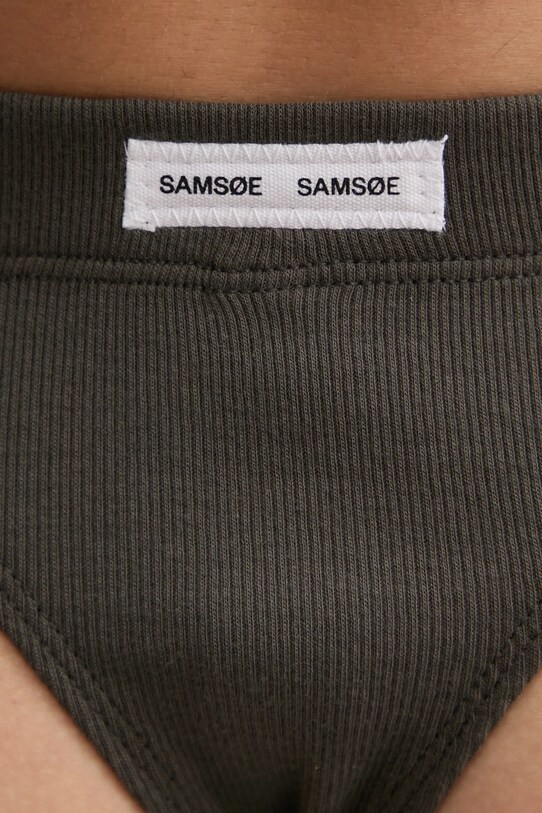 Samsoe Samsoe stringi SANAOMI zielony F25100142