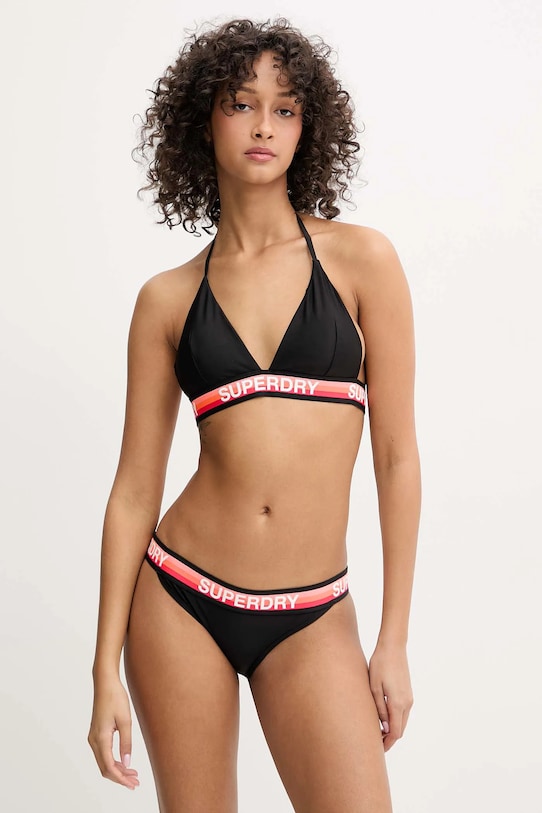 Superdry sutien de baie W3010448A.02A negru SS25