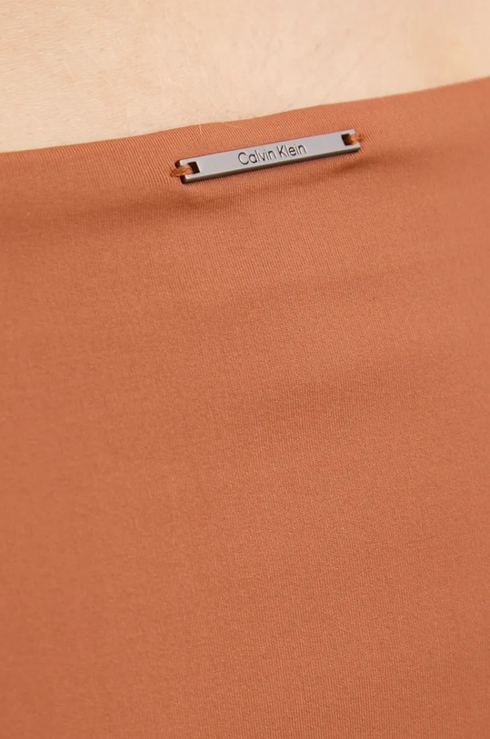 Calvin Klein figi kąpielowe brązowy KW0KW02705
