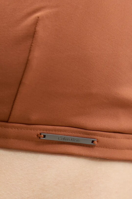 Calvin Klein biustonosz kąpielowy KW0KW02844 brązowy