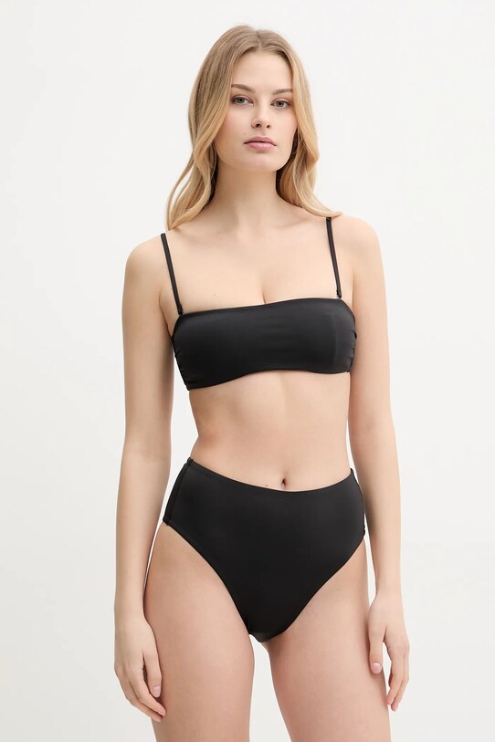 Купальный бюстгальтер Calvin Klein с кисточками чёрный KW0KW02845
