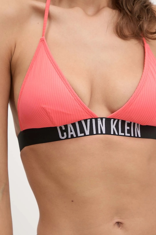 Plavková podprsenka Calvin Klein KW0KW02750 oranžová