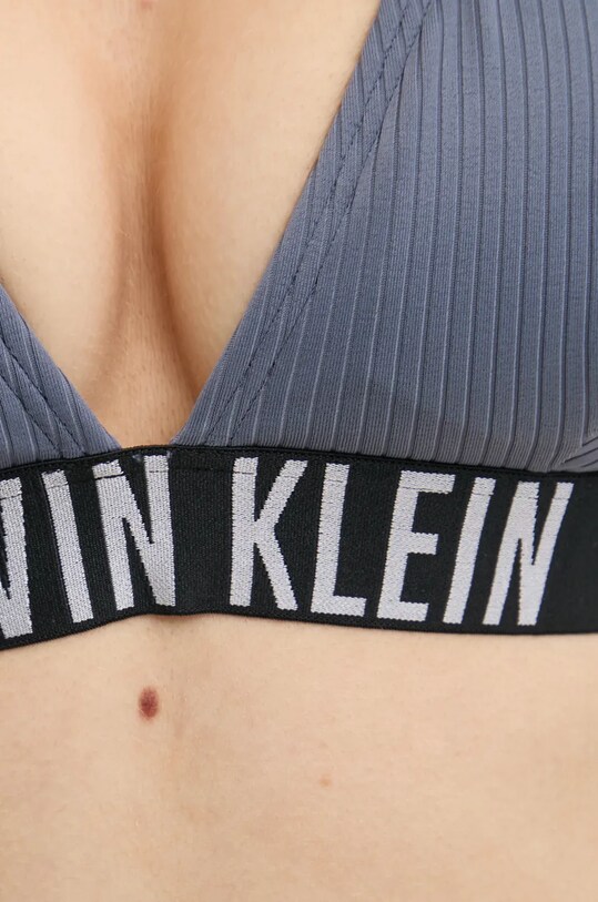 Calvin Klein sutien de baie albastru KW0KW02750