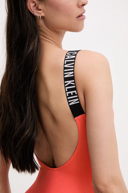 Ruházat Calvin Klein egyrészes fürdőruha KW0KW02754 narancssárga