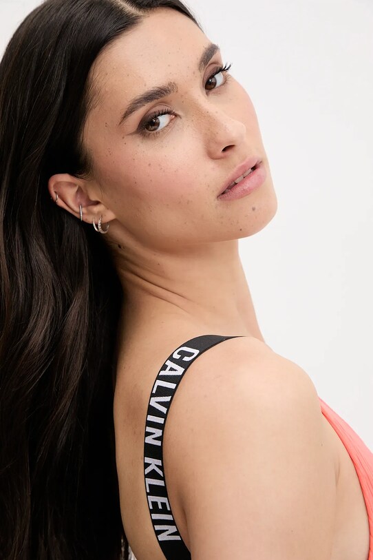 Calvin Klein egyrészes fürdőruha narancssárga KW0KW02754