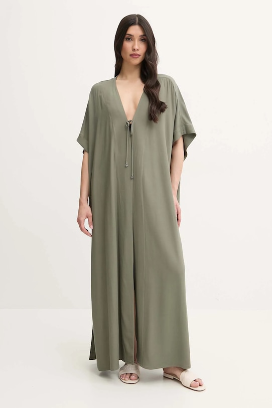 Odzież Calvin Klein narzutka plażowa KW0KW02822 zielony