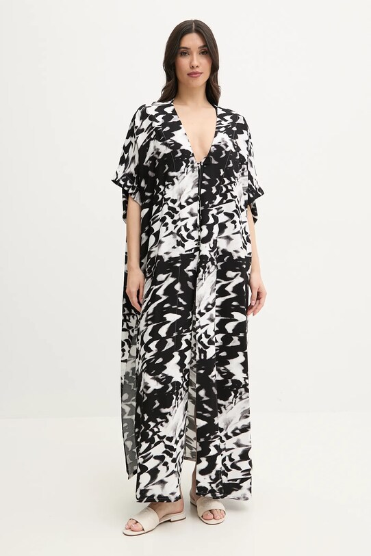 Calvin Klein cămașă de plajă KW0KW02822 negru SS25
