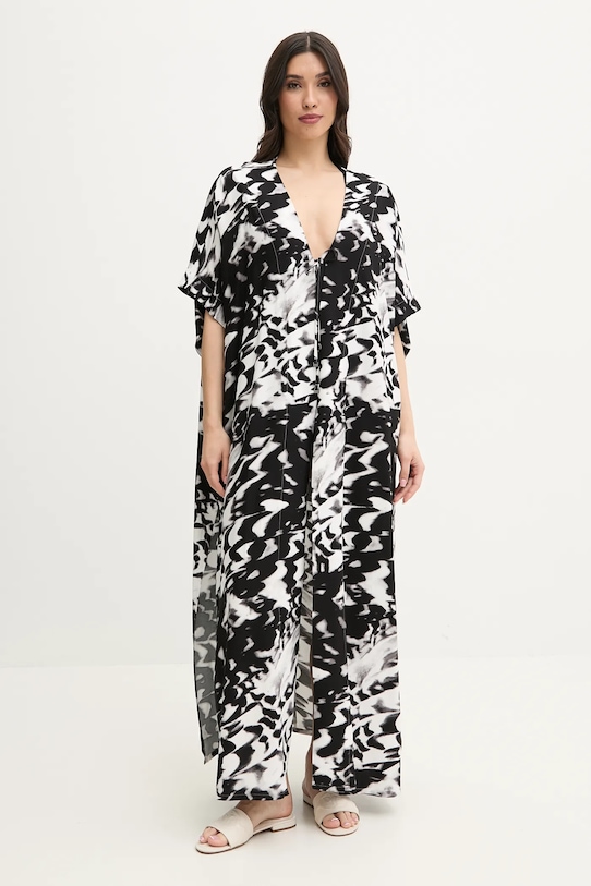 Calvin Klein narzutka plażowa KW0KW02822 czarny SS25