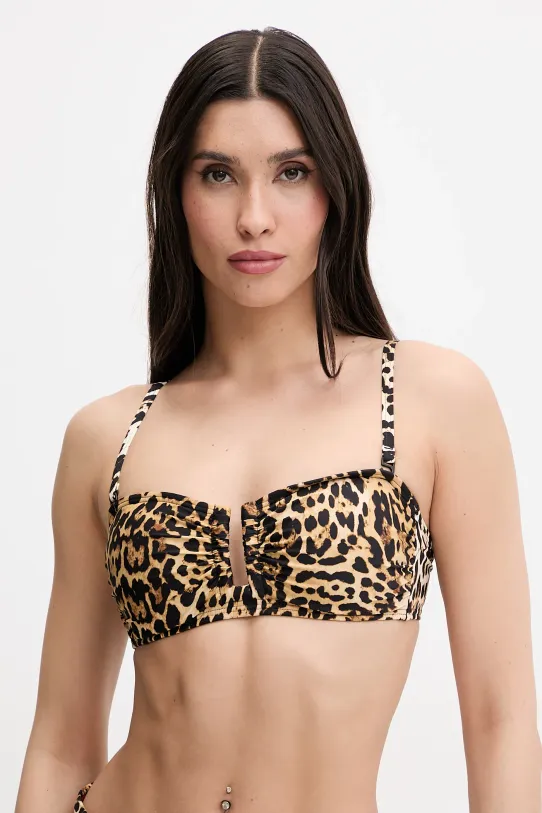Odzież Dkny dwuczęściowy strój kąpielowy DIESS106 brązowy