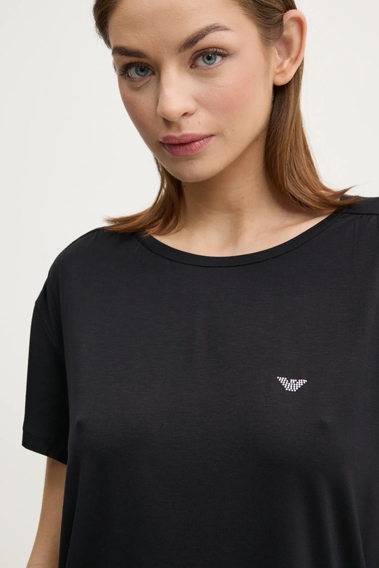 Pyžamová sada Emporio Armani Underwear EW000525.AF10889 černá SS25