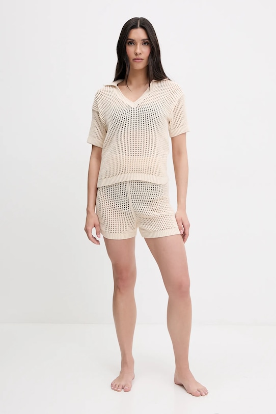 Tommy Hilfiger strand póló UW0UW05868 bézs SS25