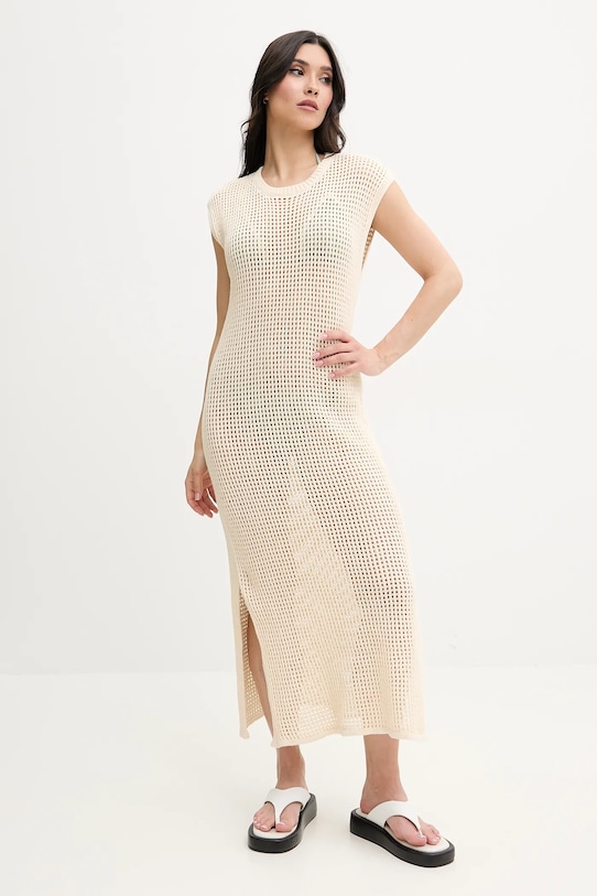 Tommy Hilfiger rochie de plaja UW0UW05870 bej SS25
