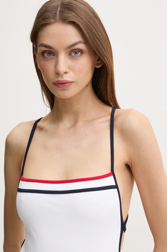 Суцільний купальник Tommy Hilfiger білий UW0UW05849