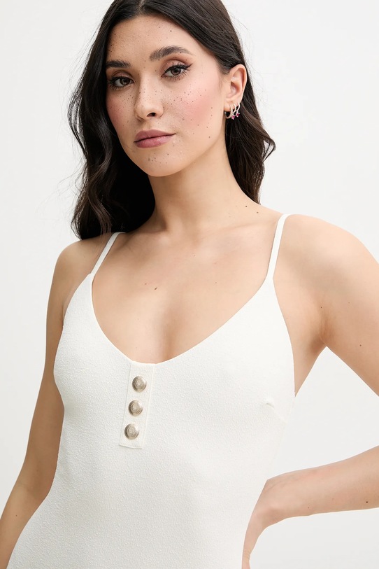 Odzież Tommy Hilfiger jednoczęściowy strój kąpielowy UW0UW05851 beżowy