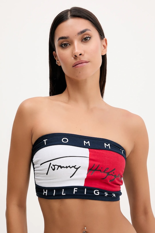 Tommy Hilfiger biustonosz dzianina granatowy UW0UW05608