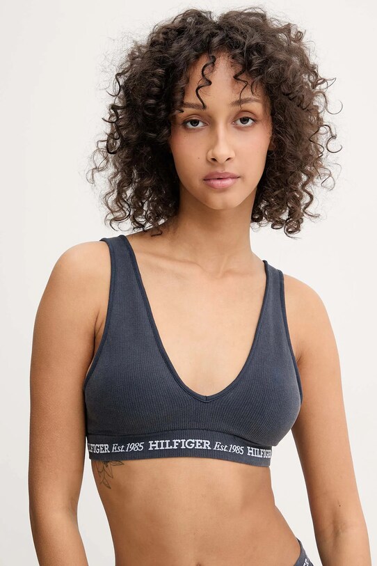Podprsenka Tommy Hilfiger bez kostíc tmavomodrá UW0UW05726