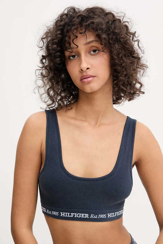 Бюстгальтер Tommy Hilfiger трикотаж тёмно-синий UW0UW05727
