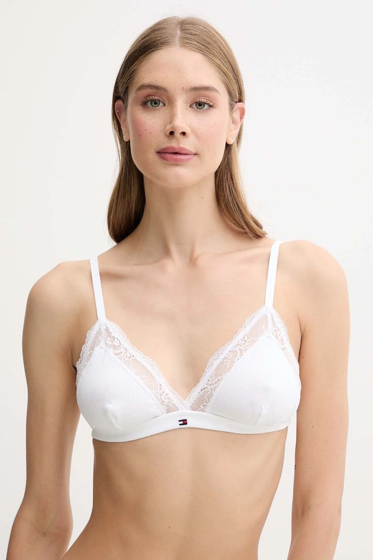 Modrček Tommy Hilfiger Pletenina bela UW0UW05735