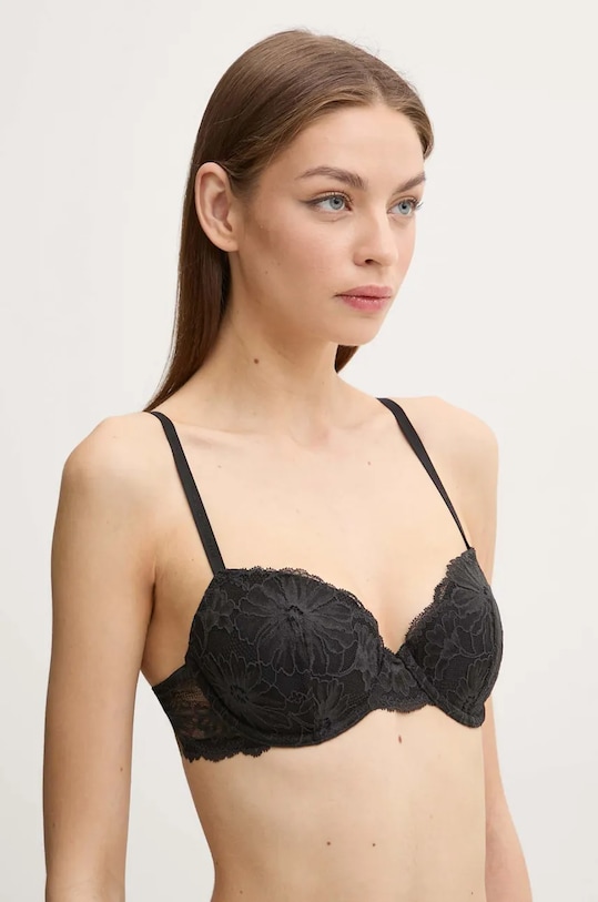 Tommy Hilfiger sutien cu balene negru UW0UW05988