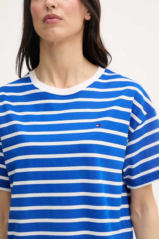 Tommy Hilfiger haljina od pamuka UW0UW05937 plava