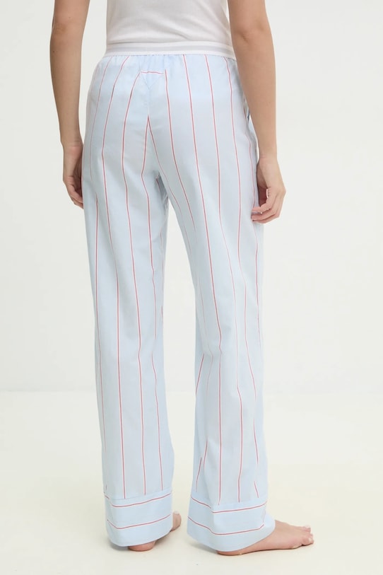 Tommy Hilfiger spodnie piżamowe bawełniane UW0UW05766 niebieski SS25