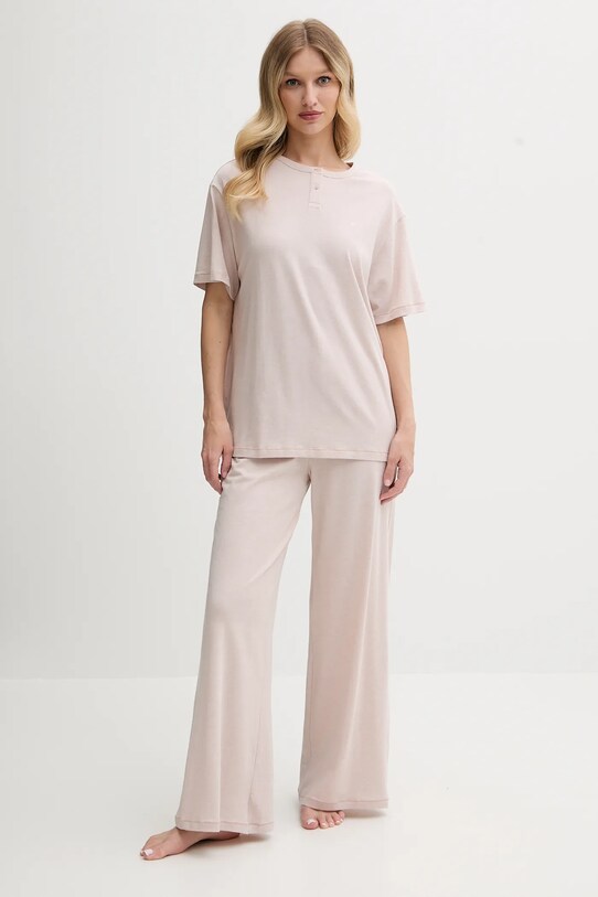 Tommy Hilfiger pantaloni de pijama UW0UW05776 bleumarin SS25