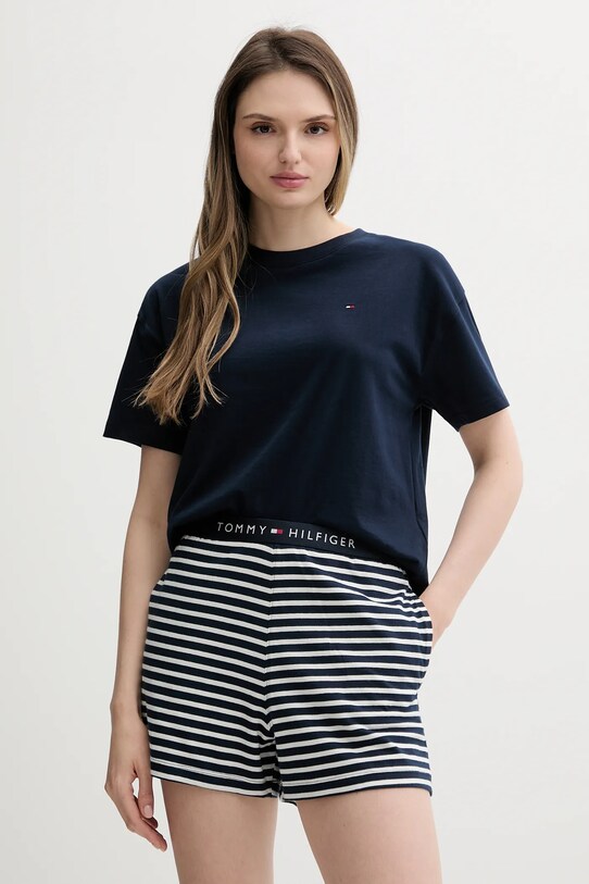 Tommy Hilfiger pijama uni bleumarin UW0UW05760