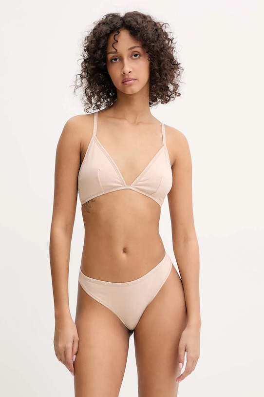 Odzież Tommy Hilfiger stringi UW0UW05741 beżowy