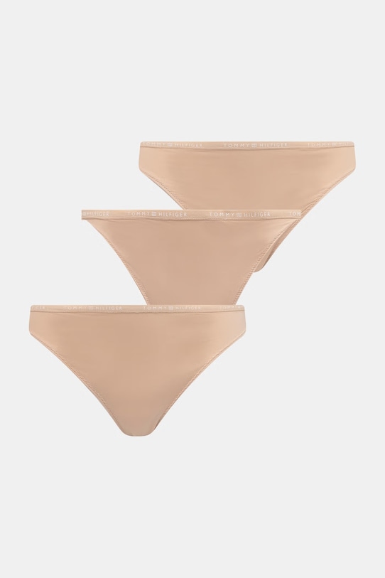 Tommy Hilfiger tange za žene 3-pack bež UW0UW05756
