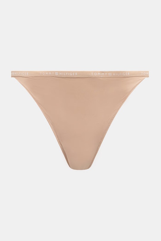 Odjeća Tommy Hilfiger tange za žene 3-pack UW0UW05756 bež