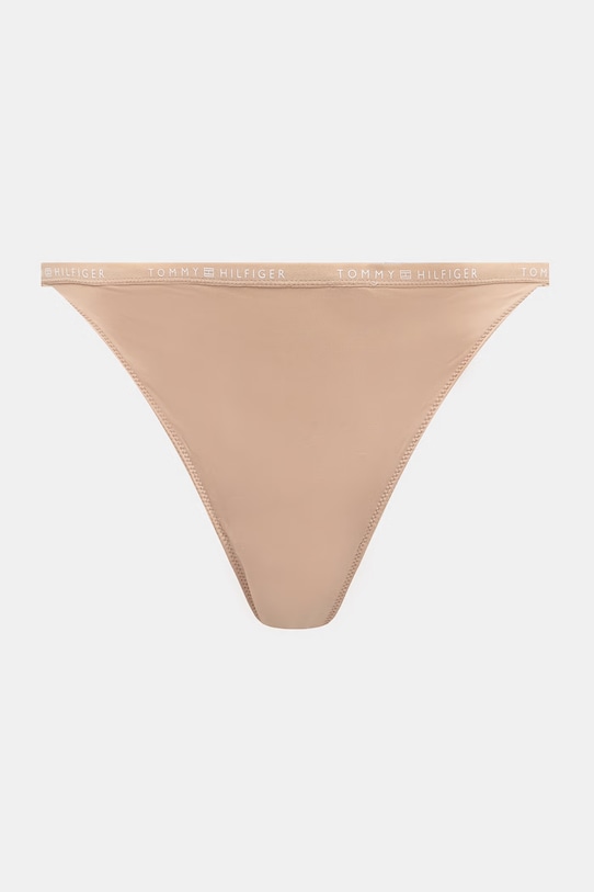 Odjeća Tommy Hilfiger tange za žene 3-pack UW0UW05756 bež