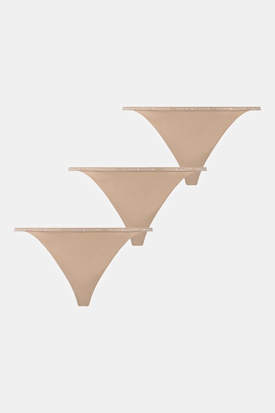 Tommy Hilfiger tanga 3-pack tanga bej UW0UW05756
