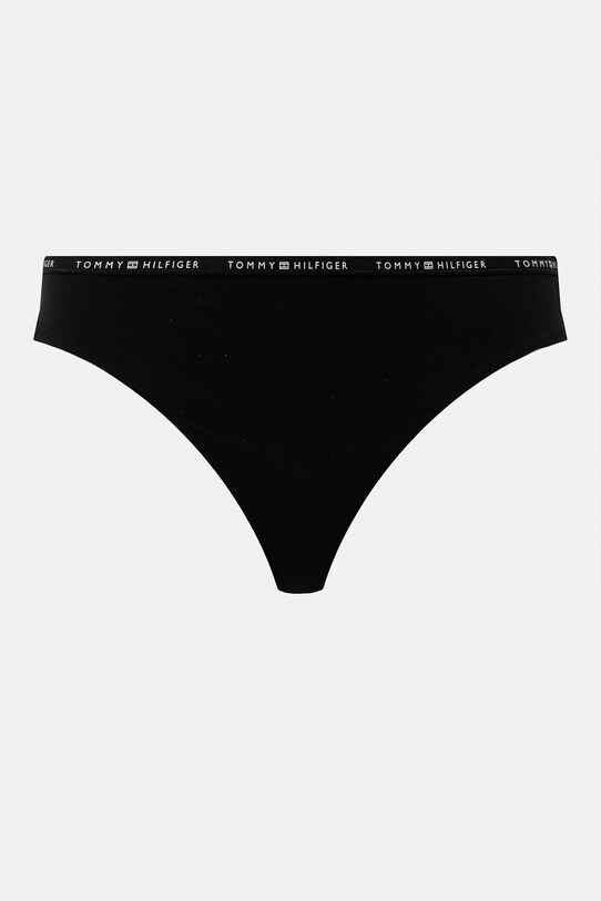 Tommy Hilfiger tanga 3-pack UW0UW05756 negru SS25