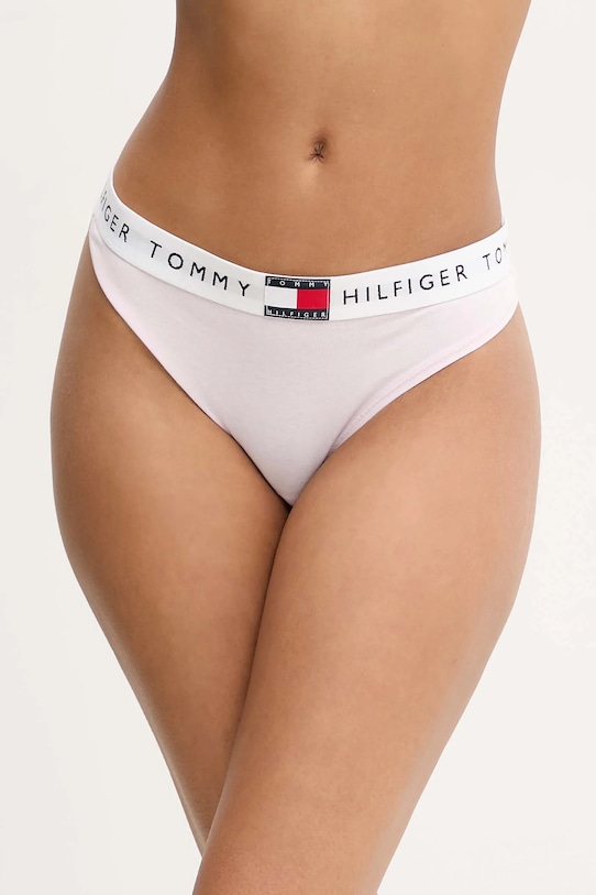 Tanga Tommy Hilfiger tanga růžová UW0UW06039