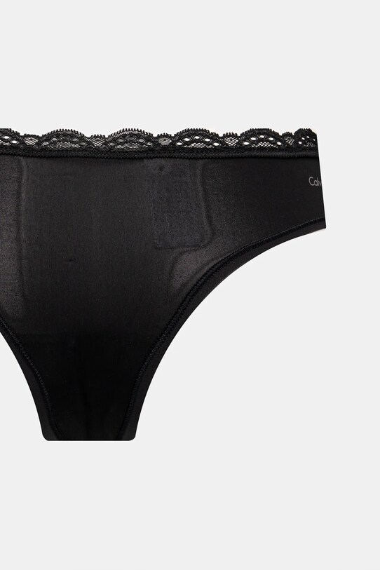 Odzież Calvin Klein Underwear stringi 3-pack LV00QD5300 czarny