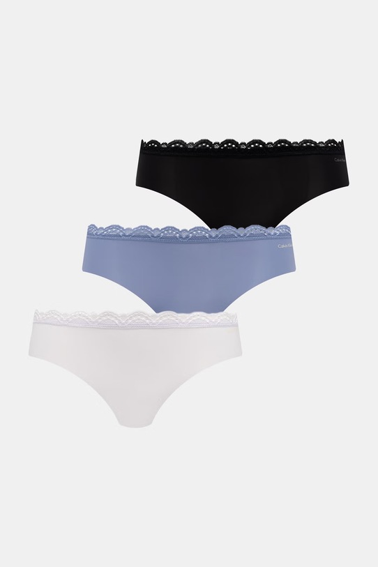 Calvin Klein Underwear figi damskie 3-pack niebieski LV00QD5302