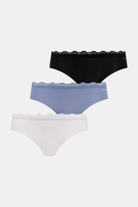 Calvin Klein Underwear figi damskie 3-pack niebieski LV00QD5302