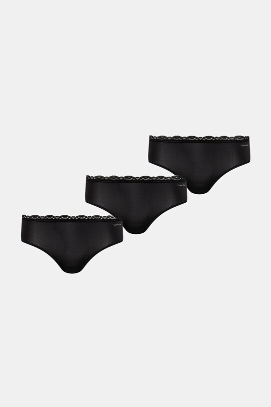 Calvin Klein Underwear figi 3-pack dzianina czarny LV00QD5302