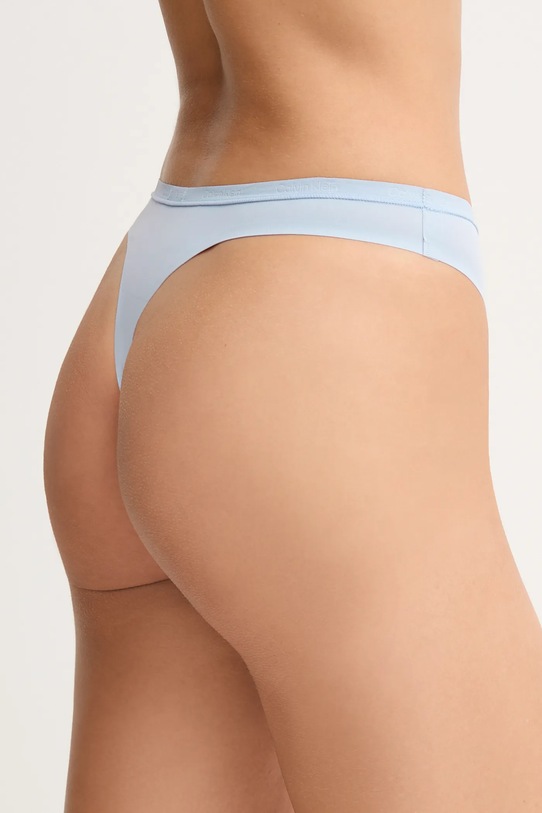 Odzież Calvin Klein Underwear stringi LV00QF7820 niebieski