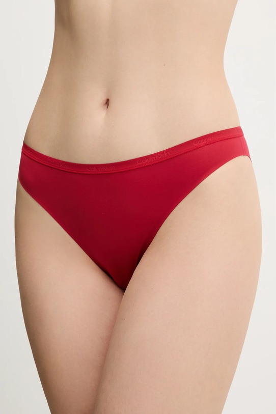 Nohavičky Calvin Klein Underwear burgundské LV00QF8253