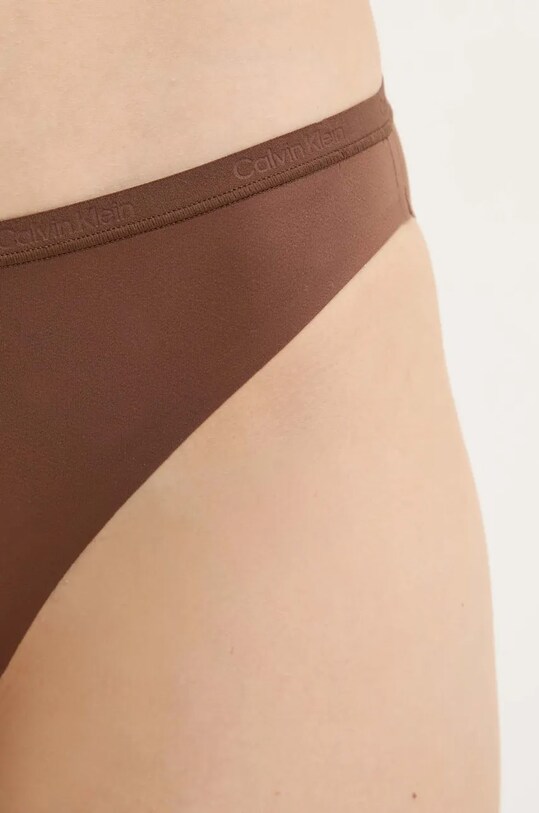 Одяг Труси Calvin Klein Underwear LV00QF8253 коричневий