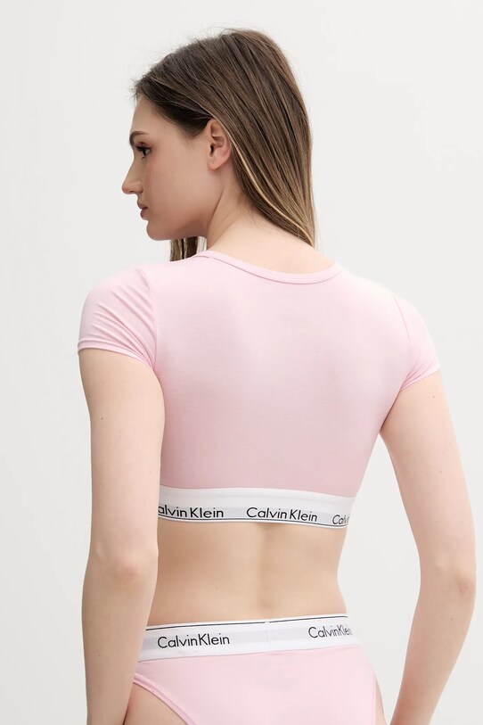 Îmbrăcăminte Calvin Klein Underwear tricou LV00QF7213 roz