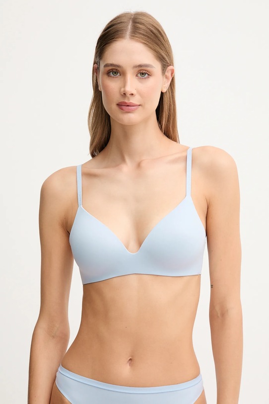 Calvin Klein Underwear biustonosz tkanina niebieski LV00QF8013