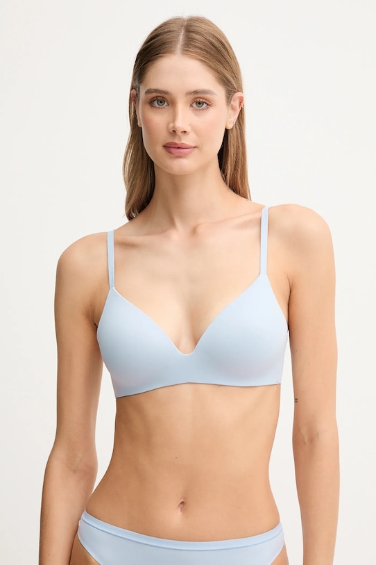 Calvin Klein Underwear biustonosz tkanina niebieski LV00QF8013